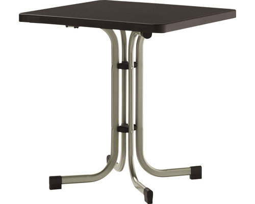 Sieger Mecalit balkontafel 70x70x72 cm bruingrijs