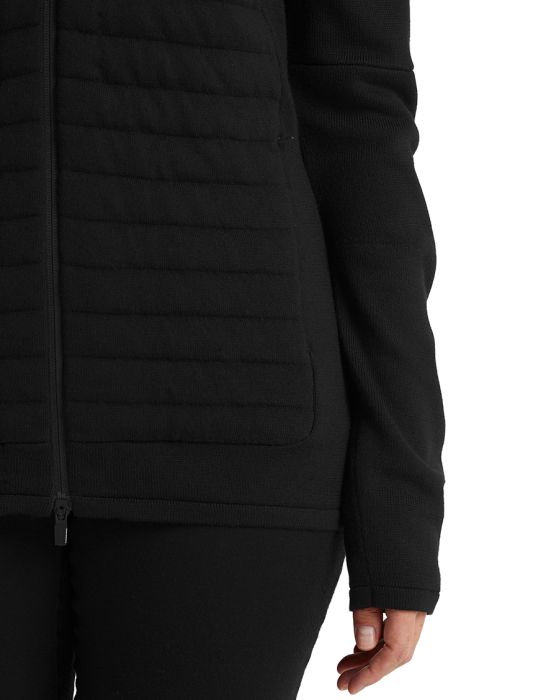 ZoneKnit LS Zip Hoodie Women uldtrøje