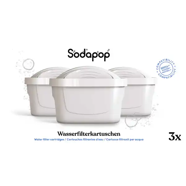 3er Set Wasserfilter Standard