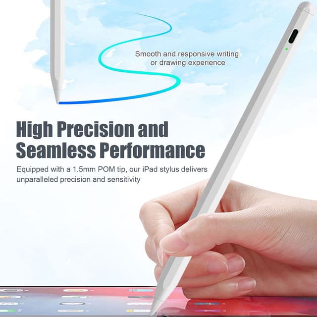Stylus pen til iPad 2018-2023 Hvid