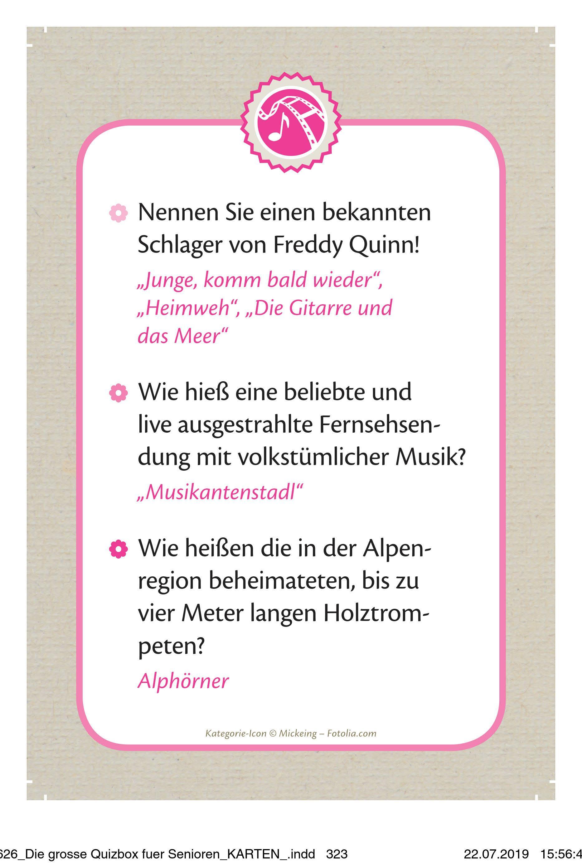 Die große Quizbox für Senioren