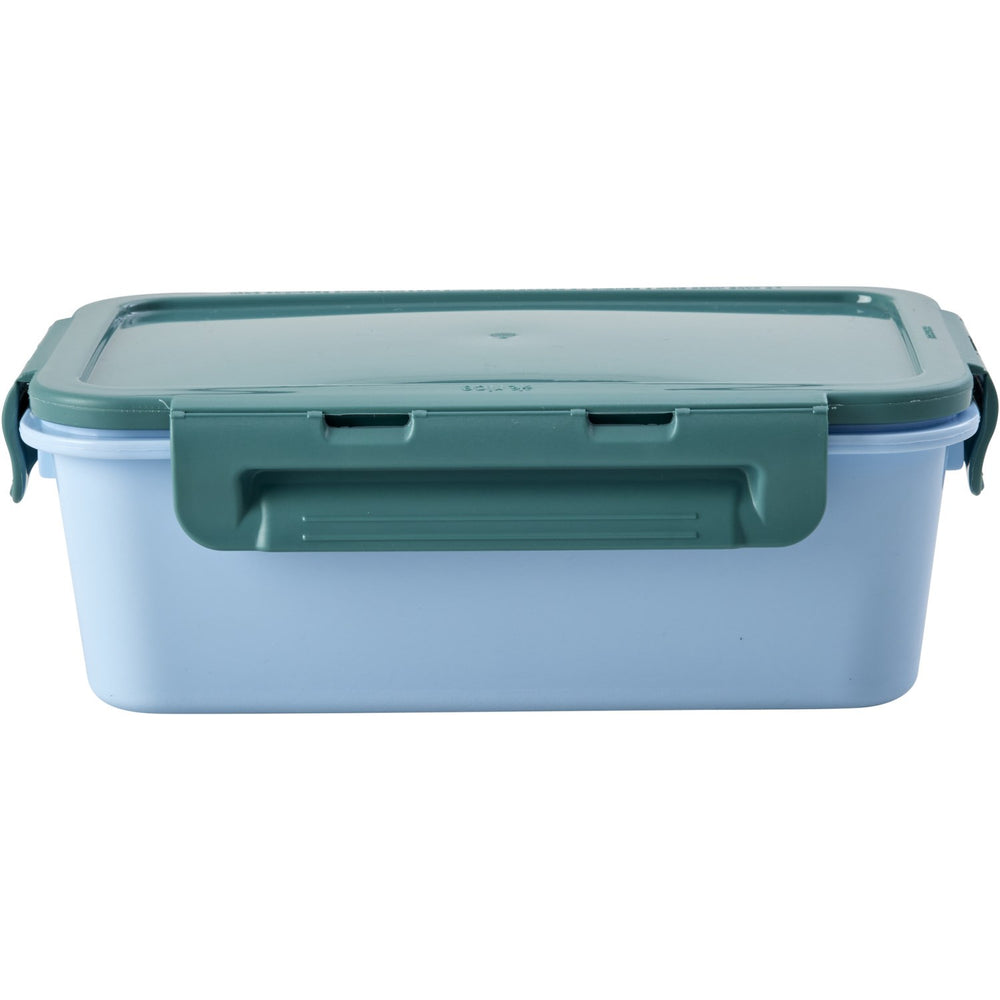 Køb Rice Lunchbox with 3 Inserts in Green and Soft Blue