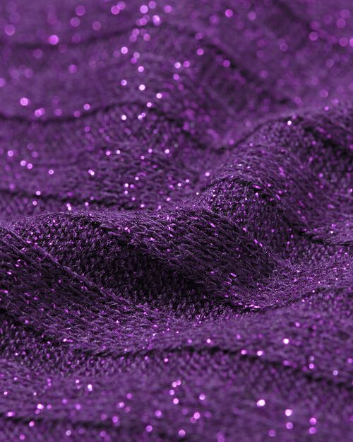 pull col roulé fille  violet