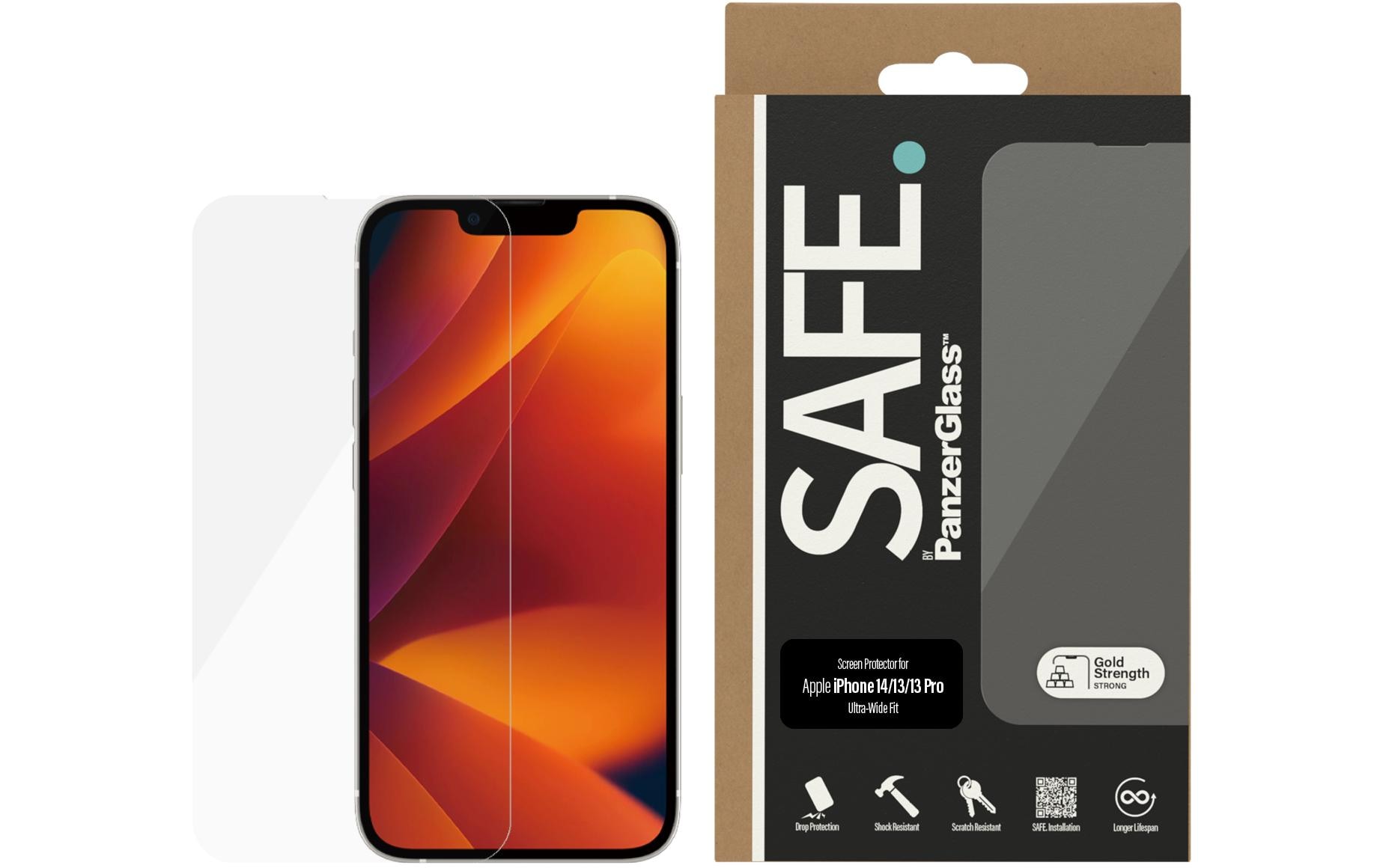 Displayschutz Ultra Wide Fit 14/13/13 ProDisplay-Schutzfolie für das Apple iPhone 13/iPhone 13 Pro/iPhone 14