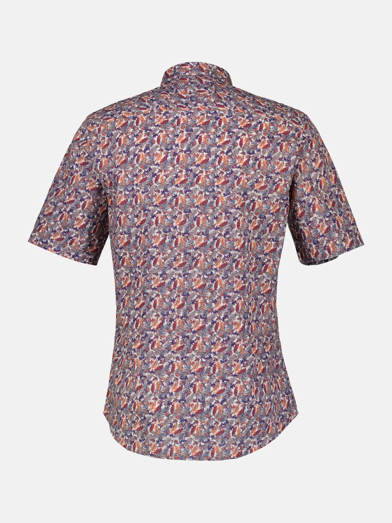 Halbarmhemd mit floralem Print