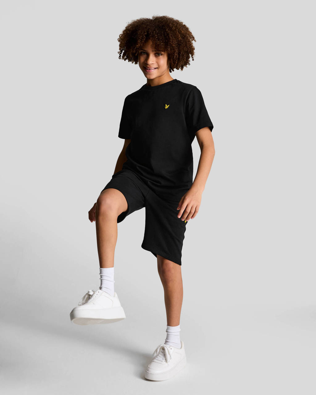 Lyle & Scott sweatshort MLB2014V zwart