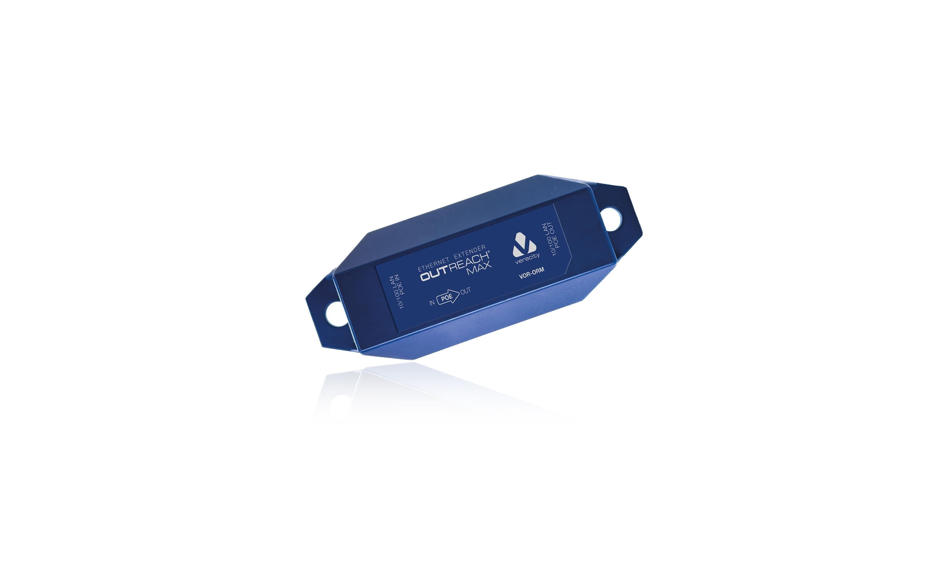 PoE Extender OUTREACH Max<br>POE-betriebener Ethernet-Repeater zur Erweiterung der Netzwerkreichweite um 100 m mit POE
