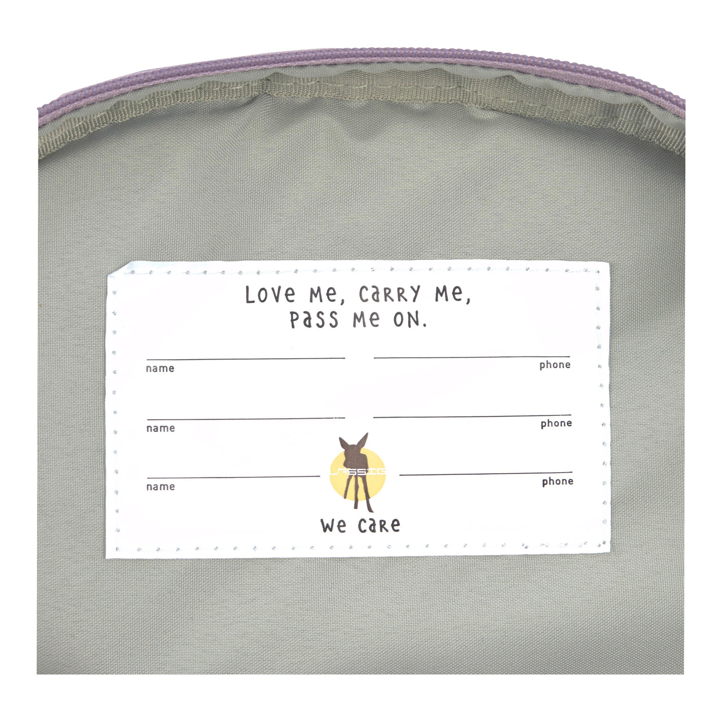 Lässig Kindergartenrucksack Mini Backpack Little Gang lila
