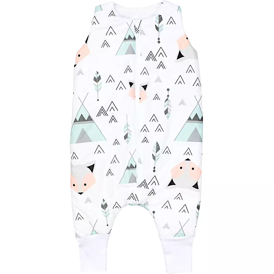 TupTam Baby Winter Schlafsack mit Beinen mint