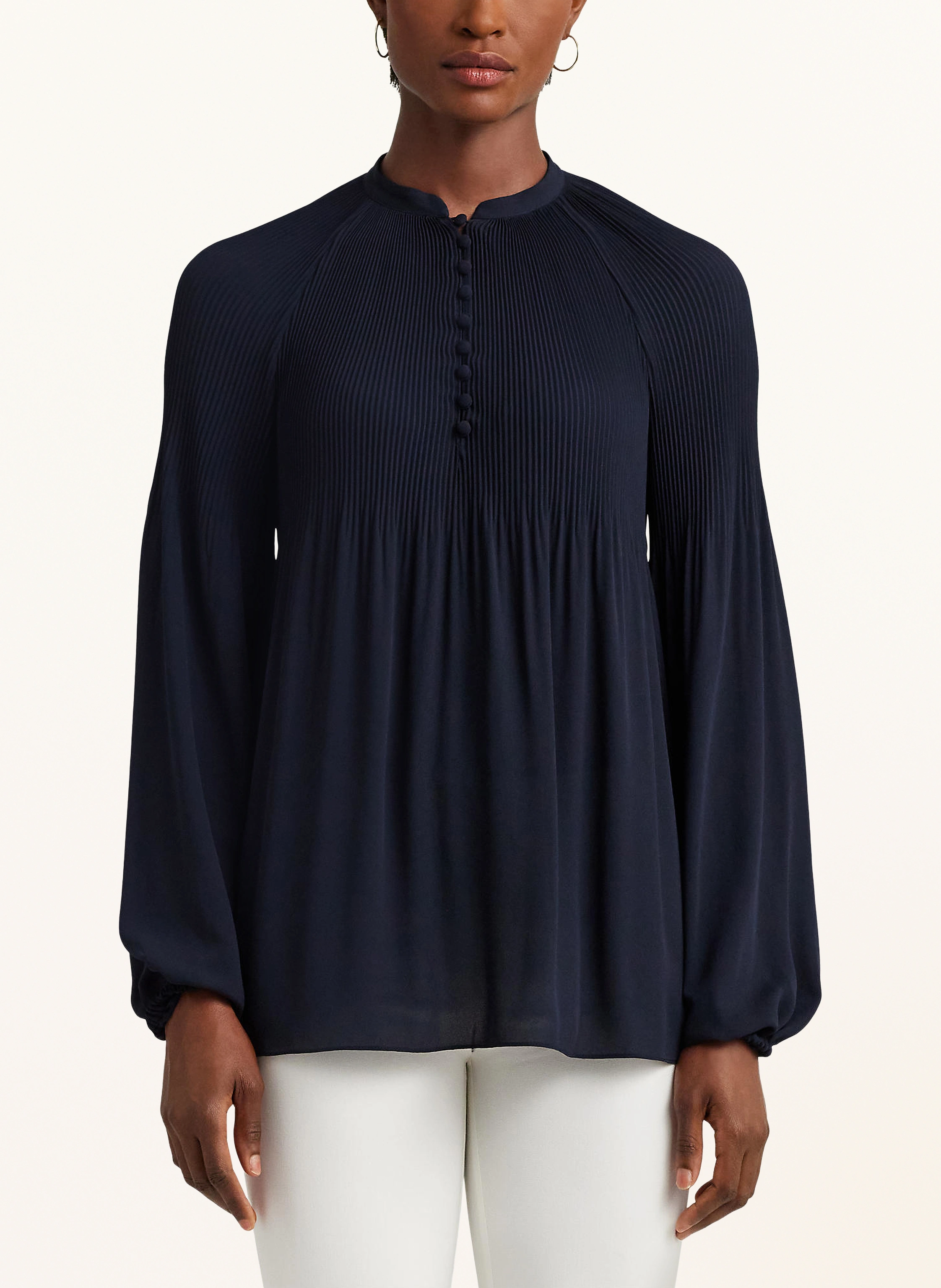 LAUREN RALPH LAUREN Blusenshirt mit Plissee