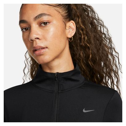 Haut 1/4 zip Nike Swift Noir Femme