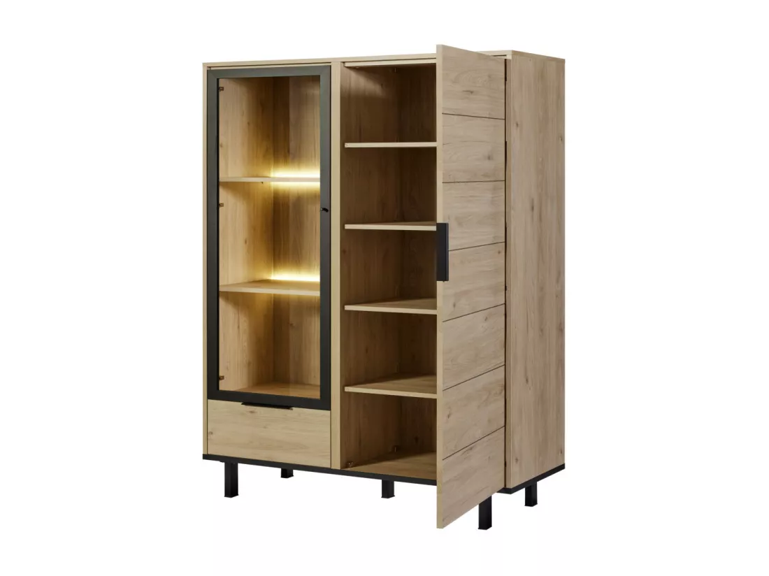 Vaisselier Bois Clair 120cm - LANDEN