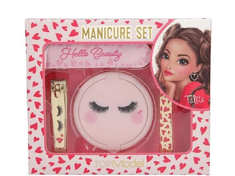 Topmodel Schminkset Manicure Set Top Model 4-teilig Maniküre-Set für Mädchen