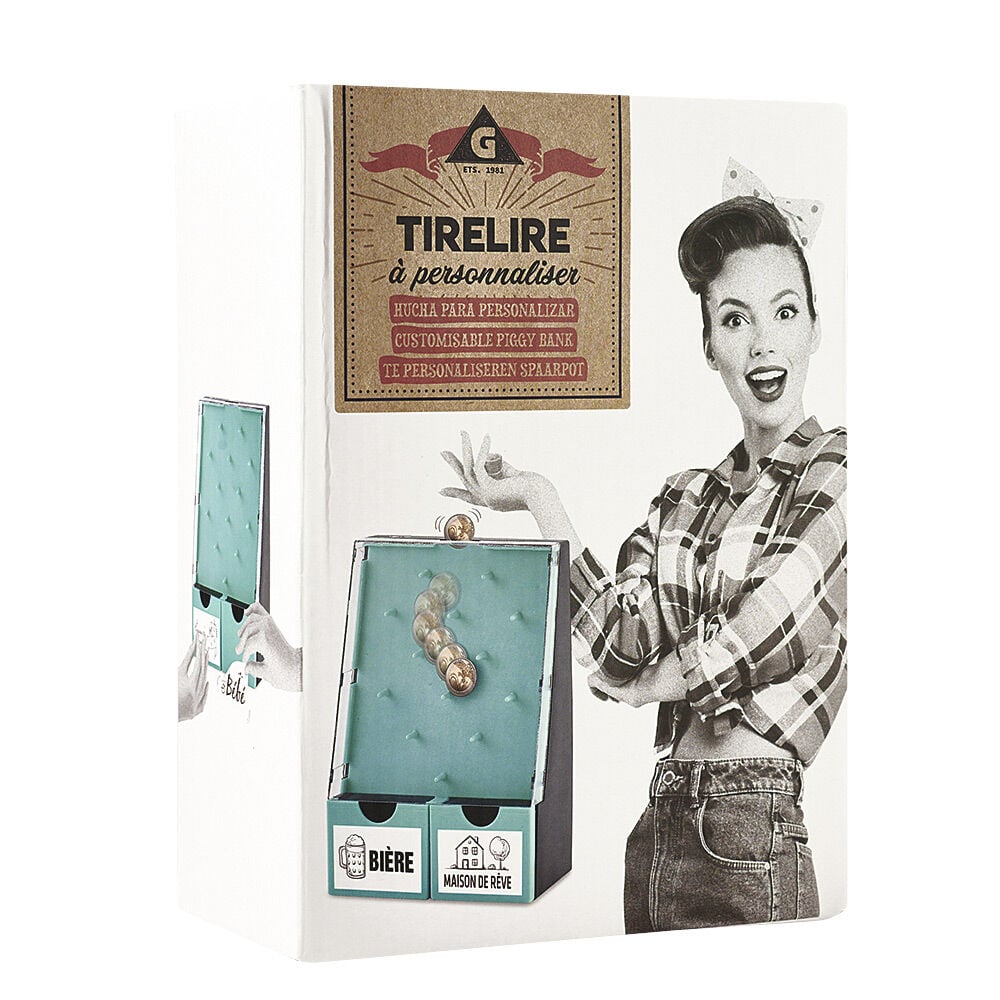 Tirelire à personnaliser
