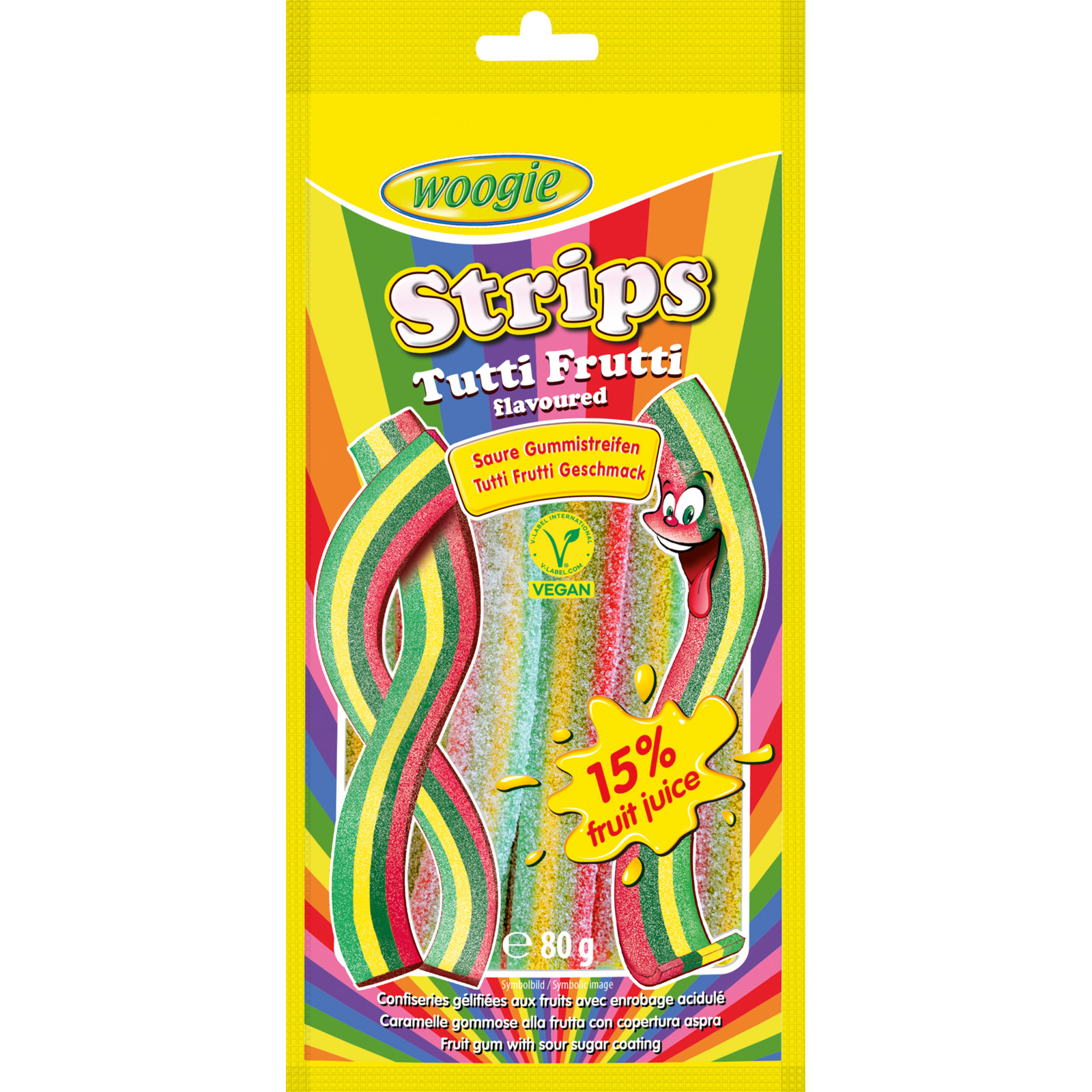 Woogie Rainbow Strips 80 g