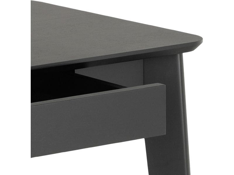 AC Design Tisch Roxby, Eiche, Schwarz Schreibtisch mit Stauraum im skandinavischen Stil