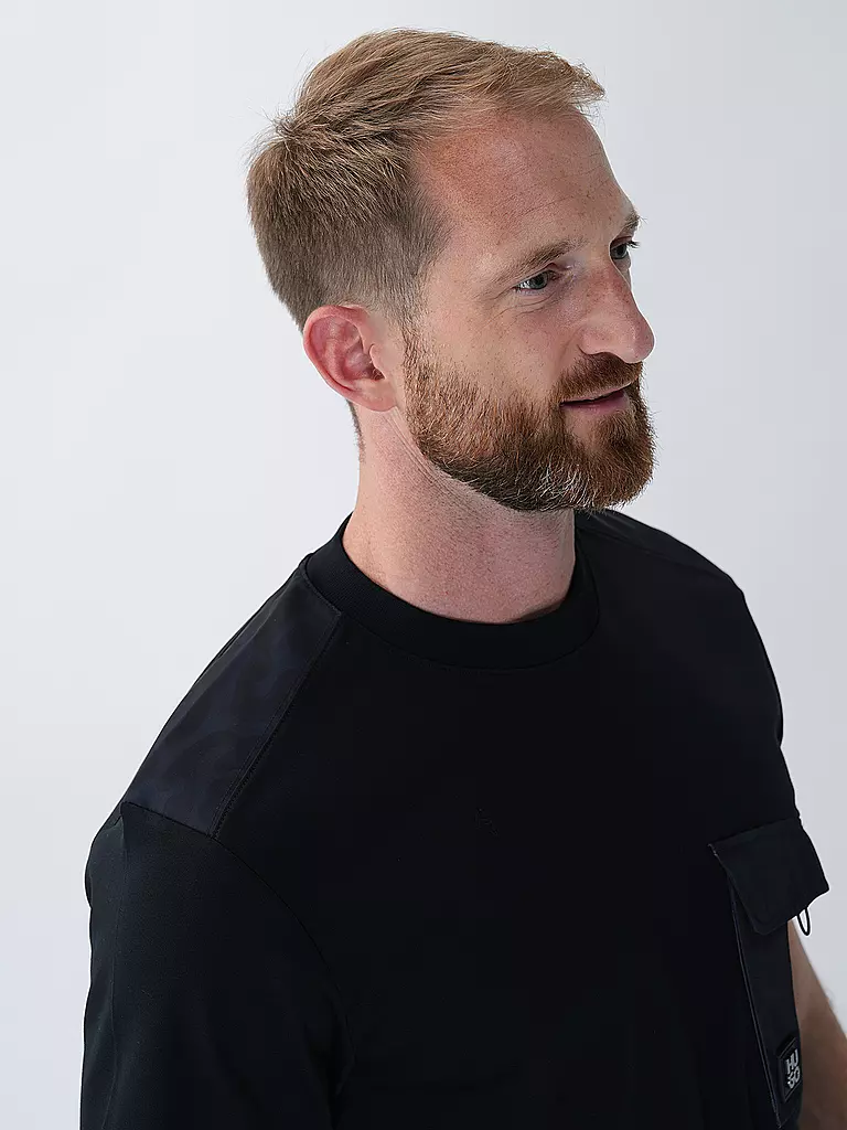 HUGO T-Shirt DABIENO schwarz