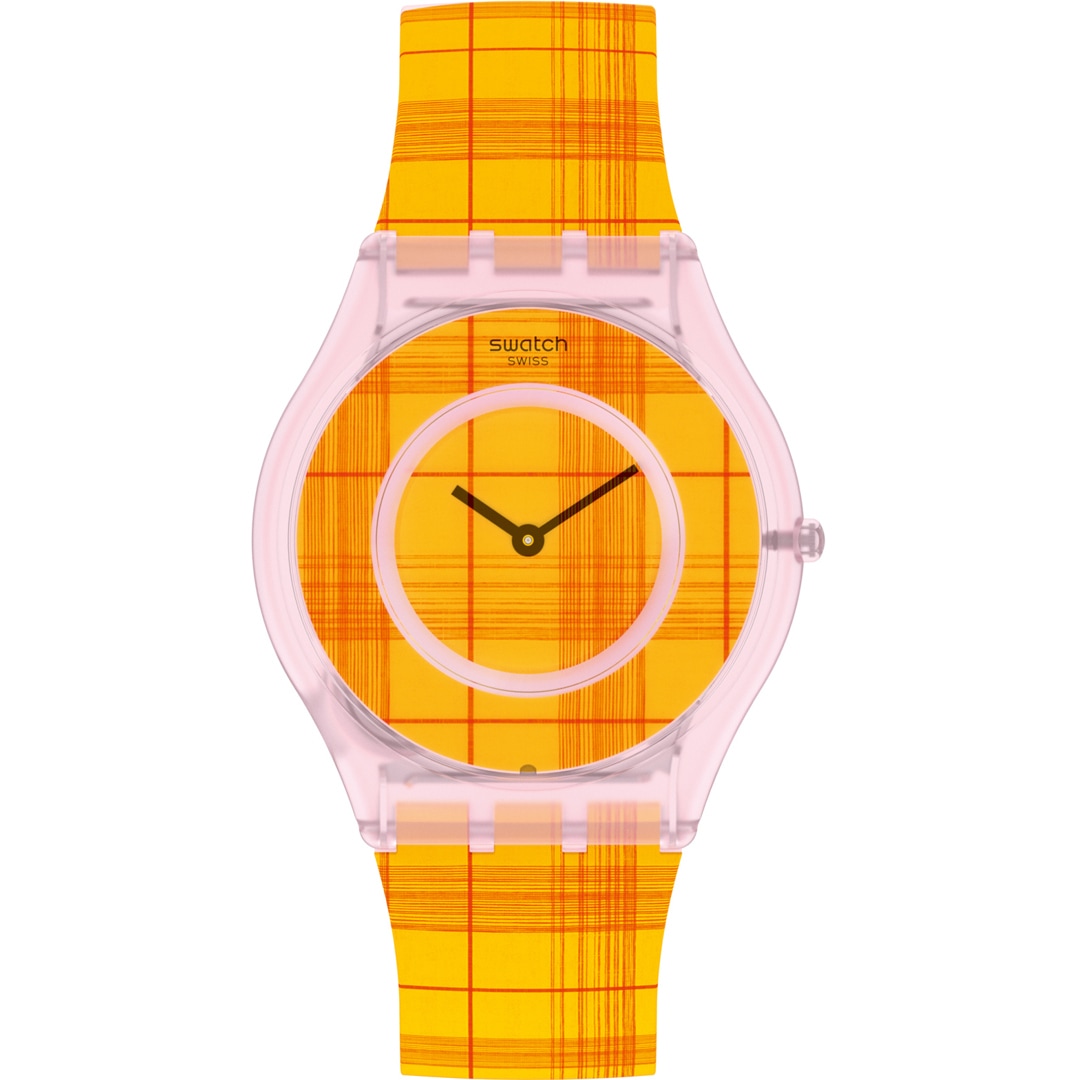 Swatch x Supriya Lele Skin Classic Biosourced Fire Madras 01