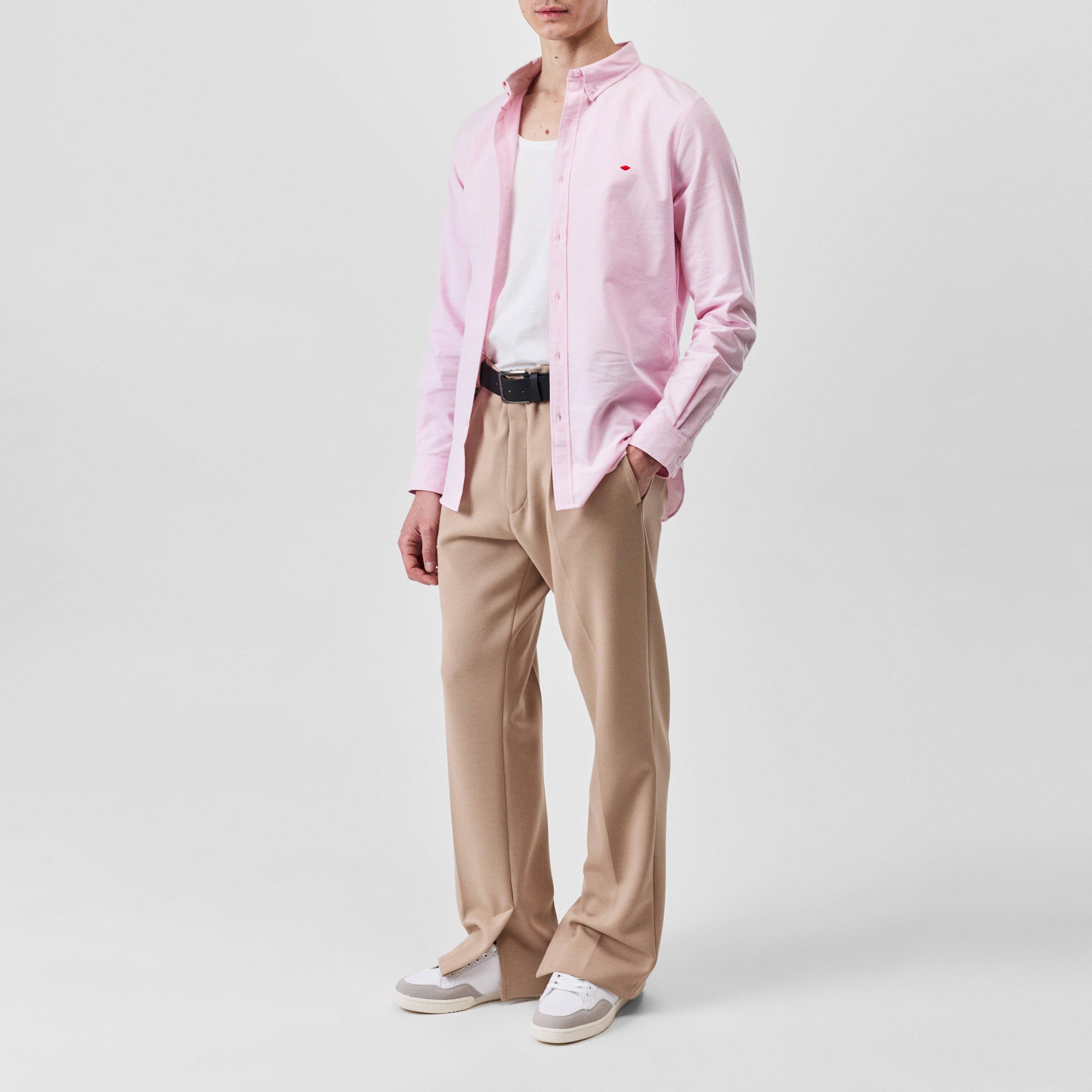 Lee Cooper Long Sleeve Oxford Shirt
