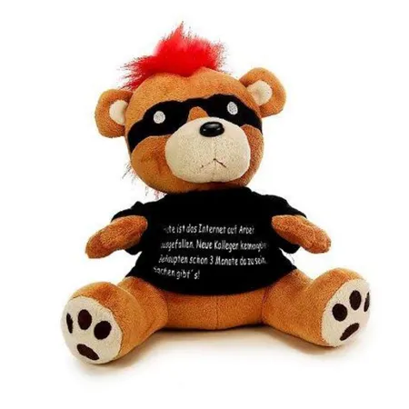 Sunny Toys Bär mit Spruch, 1 Stück, 4-fach sortiert
