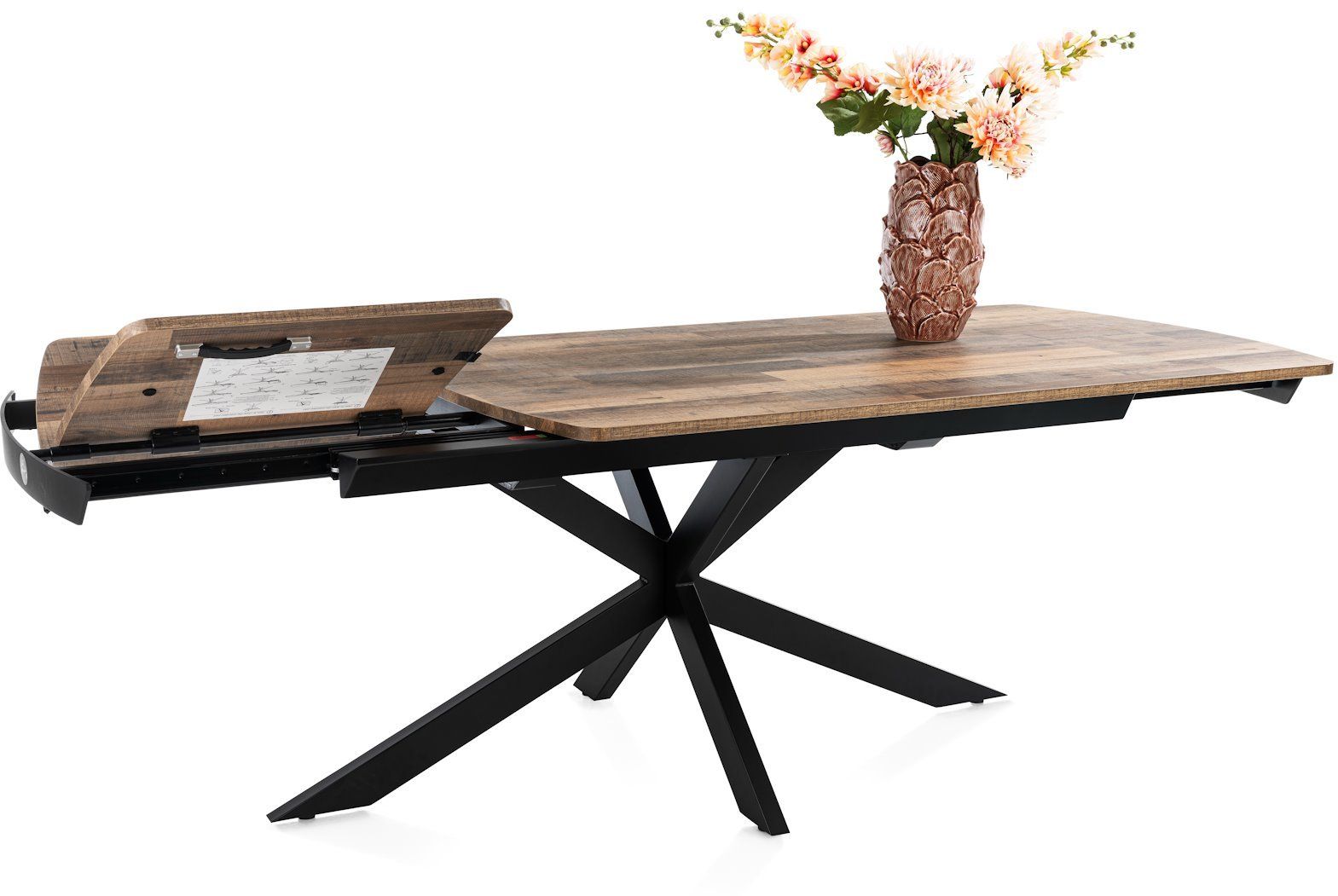 Henders en Hazel   Pavalon Driftwood Uitschuiftafel