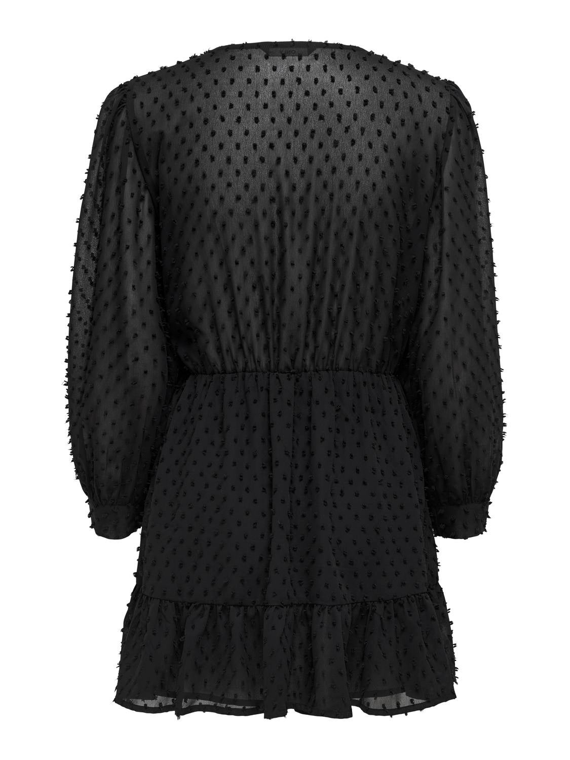 ONLTIVA Kurzes Kleid Black