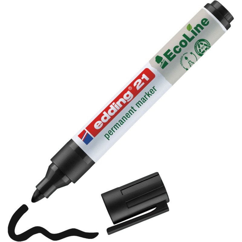 Marqueur permanent rechargeable Ecoline Edding E21 pointe ogive 1,5 mm