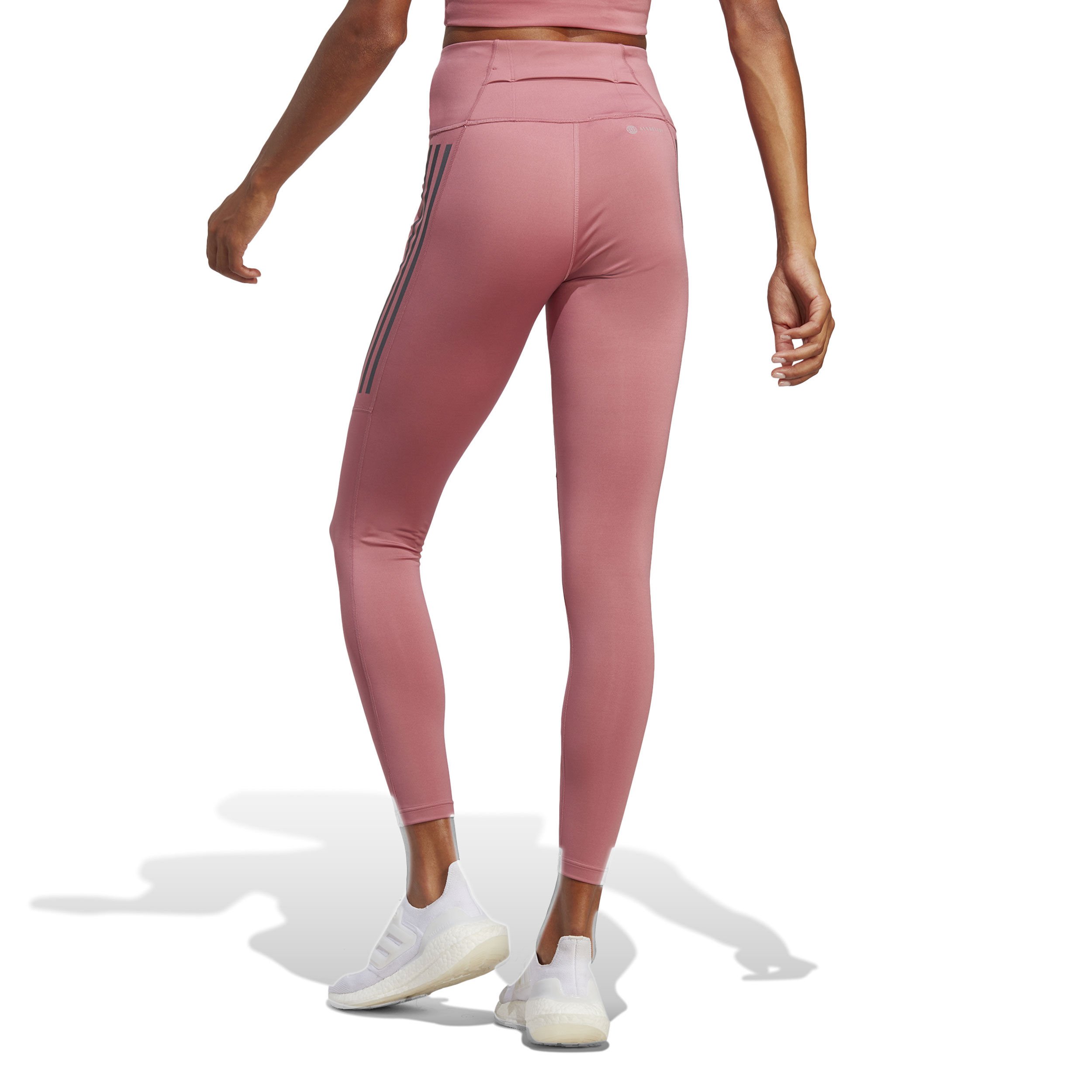 adidas DailyRun 3 Stripes 7/8 Collant Tight Femmes - Pink
