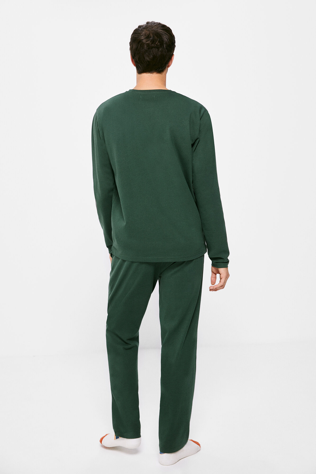 Pijama monocromático extra confortável - verde