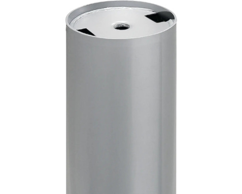 Tarrox ronde tafelpoot, 19 cm diameter, 60 mm in hoogte verstelbaar, zilver