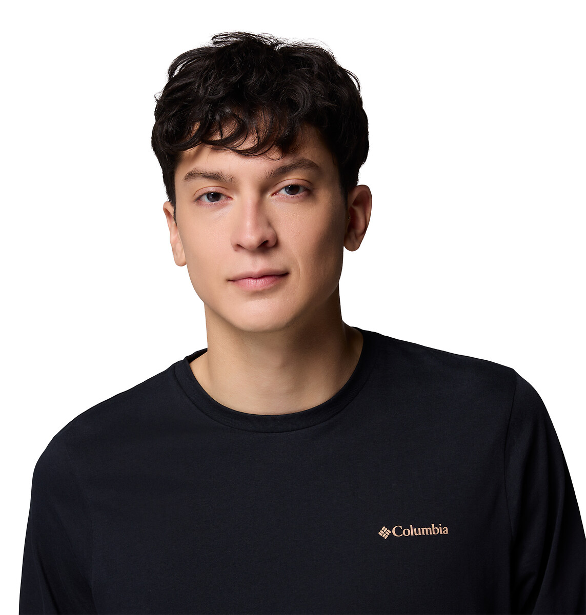 COLUMBIA<br>Camiseta de manga comprida com logotipo nas costas