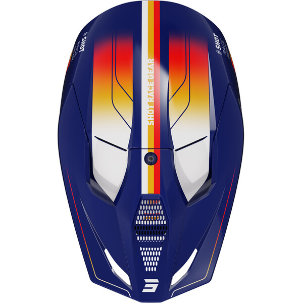 Shot - Casque Furious Aim Bleu / Blanc / Orange / Jaune / Brillant