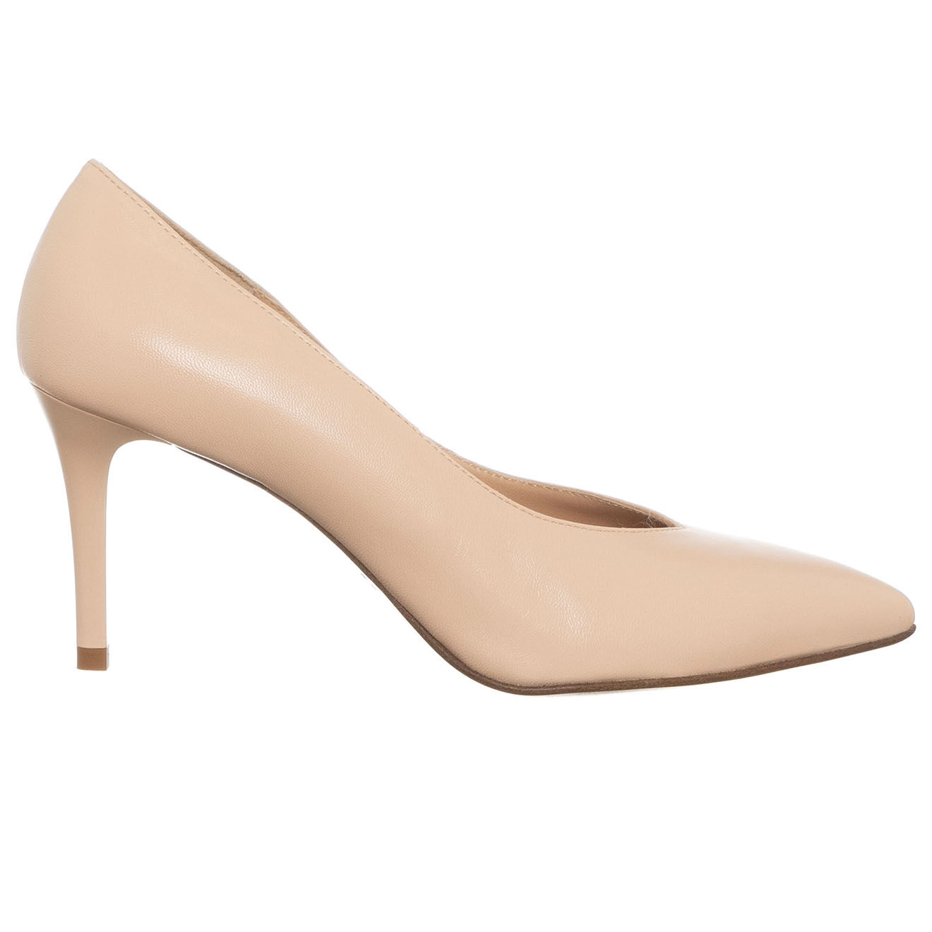 Loretta Pettinari Escarpins en Cuir Mina roses - Talon 7 cm