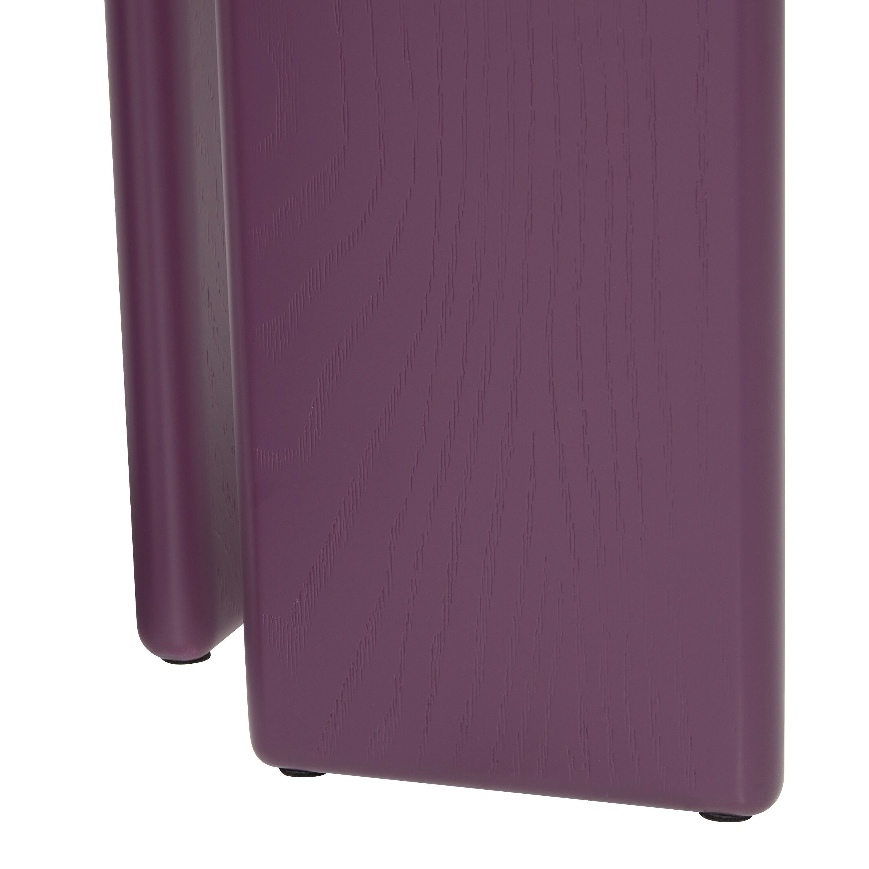 ELVA Beistelltisch - Aubergine / H: 45.0 cm