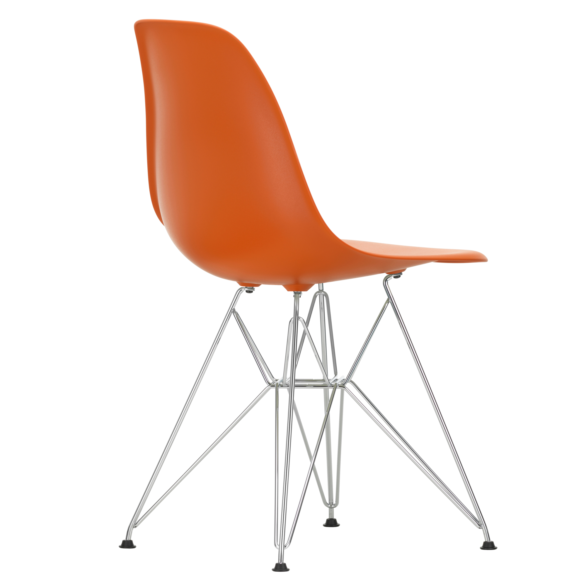 Eetkamerstoel DSR RE chroom Rusty Orange