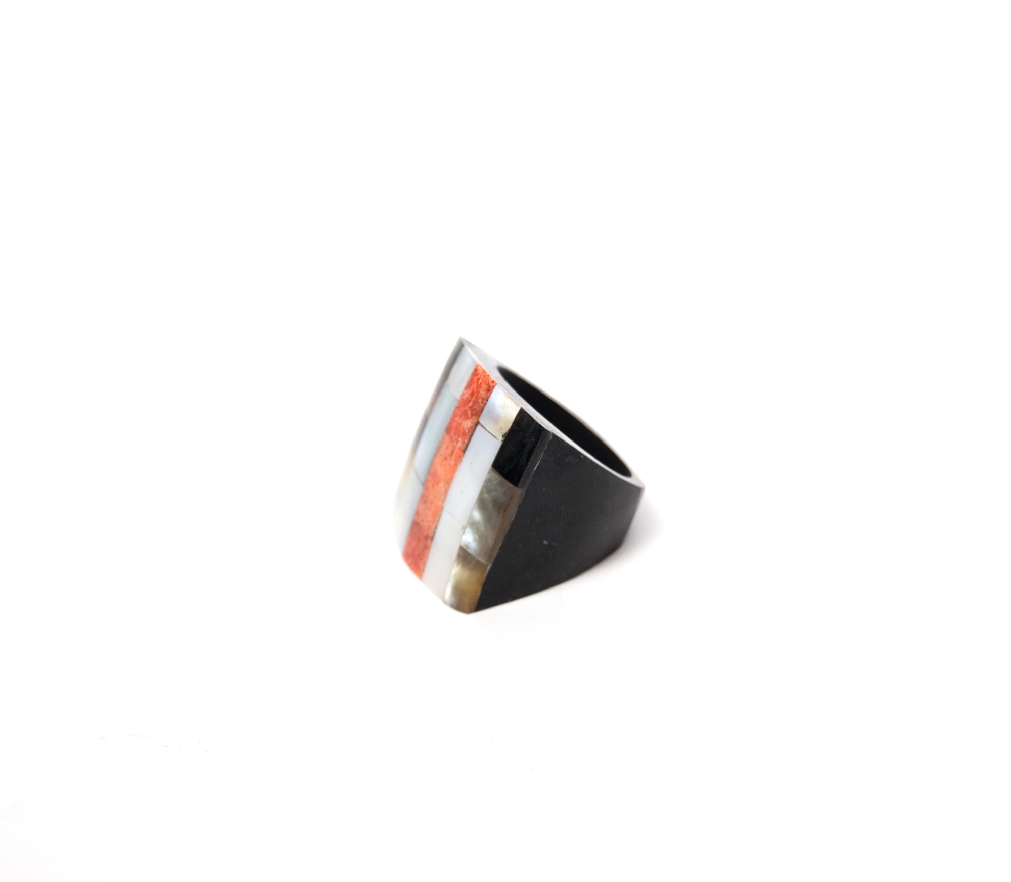 Ring 'Perlmuttmosaik', multicolor günstig bestellen
