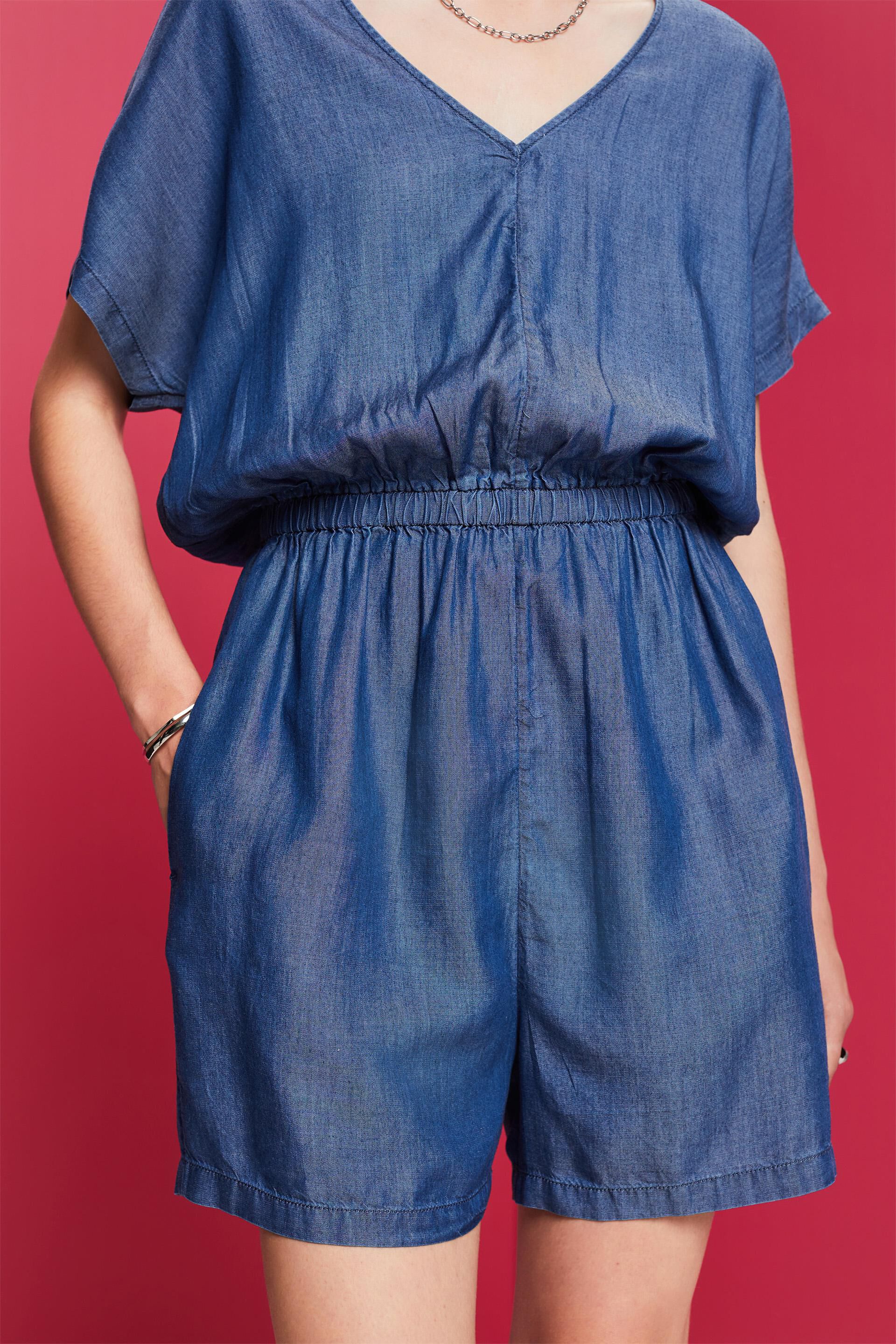 Combishort d’aspect jean, TENCEL™