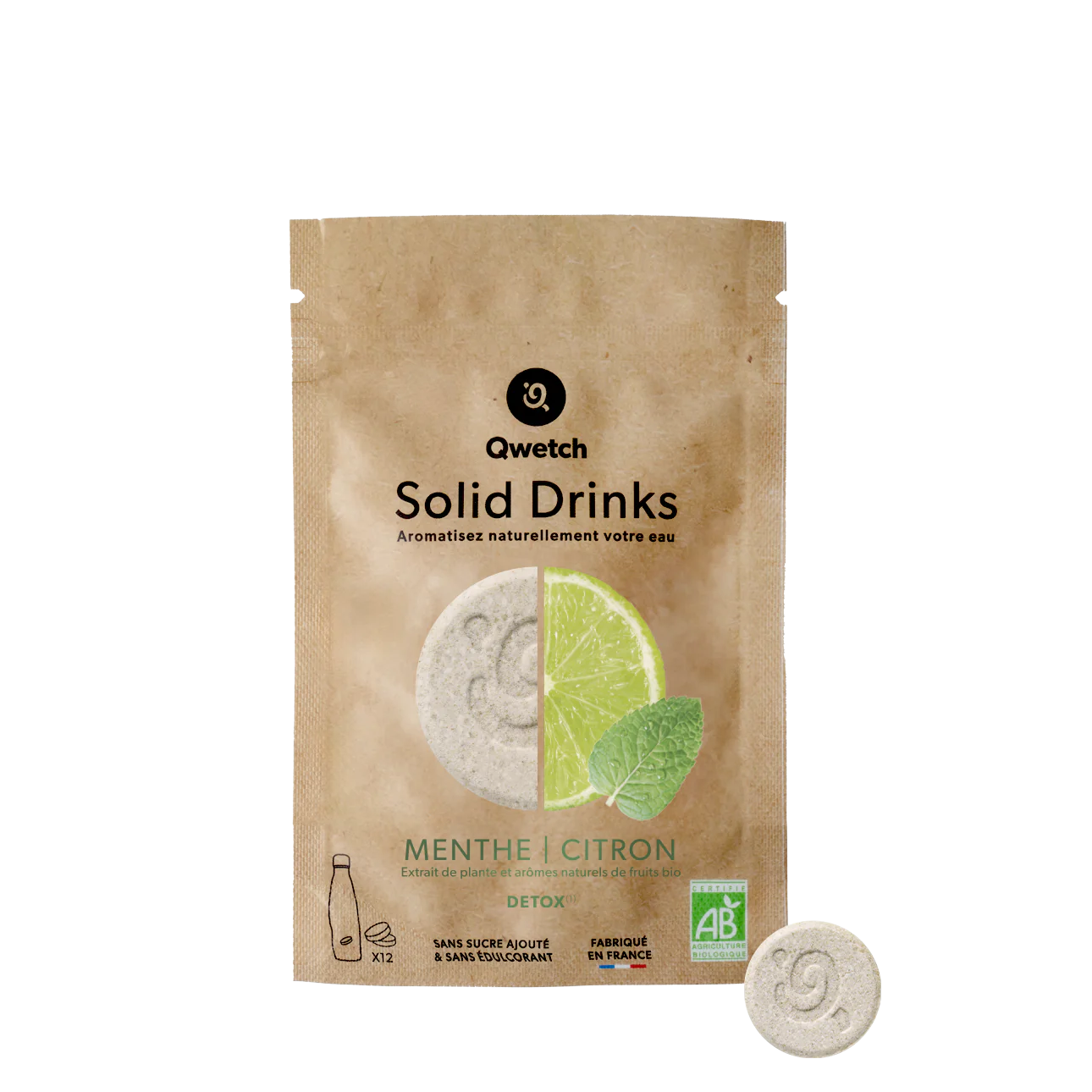 Solid Drinks Menthe Citron - Qwetch