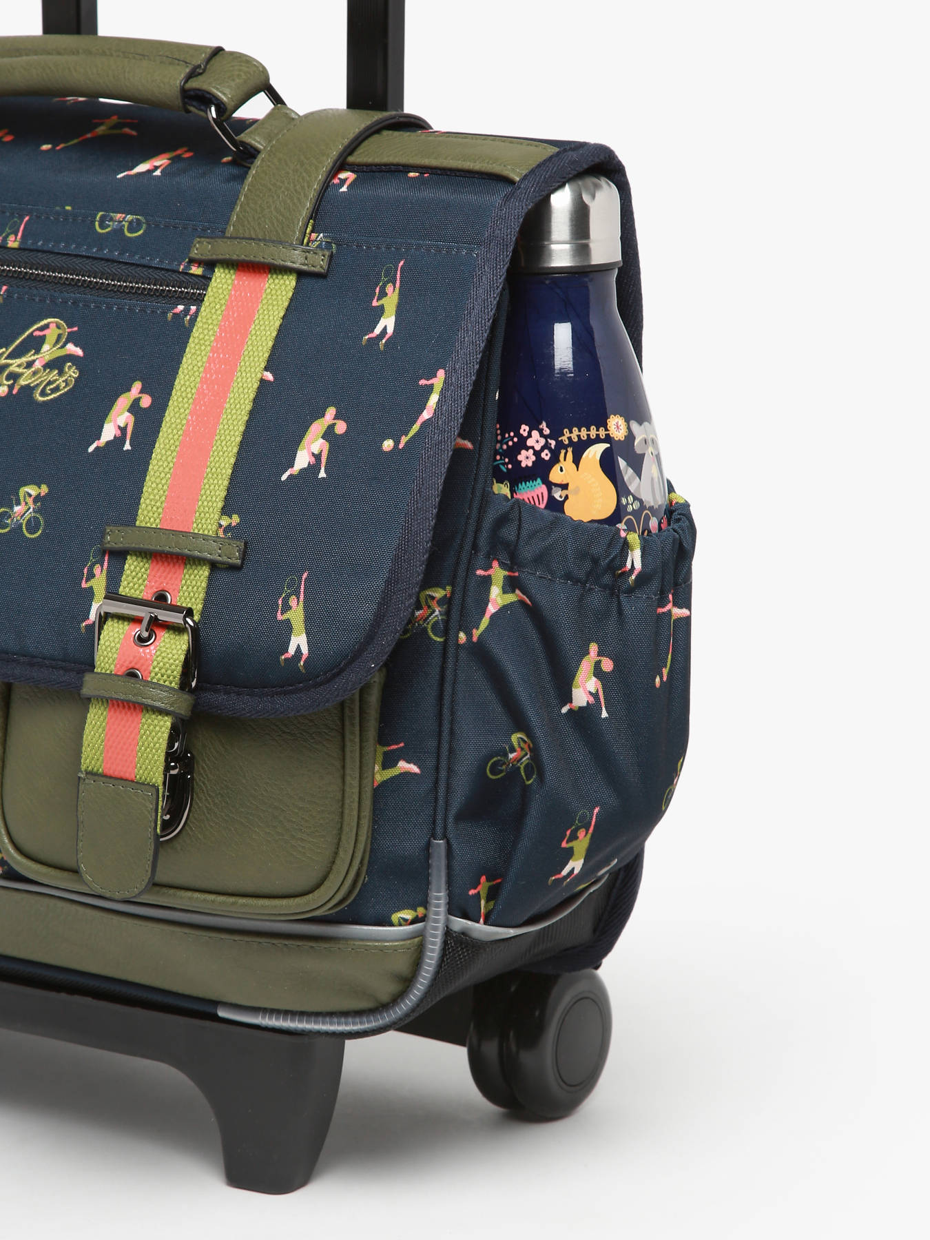Cartable  roulettes enfant 2 compartiments CAMELEON