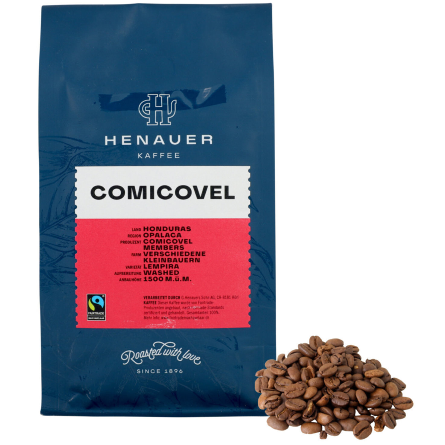 Fairtrade Henauer Bio Bohnenkaffee Comicovel