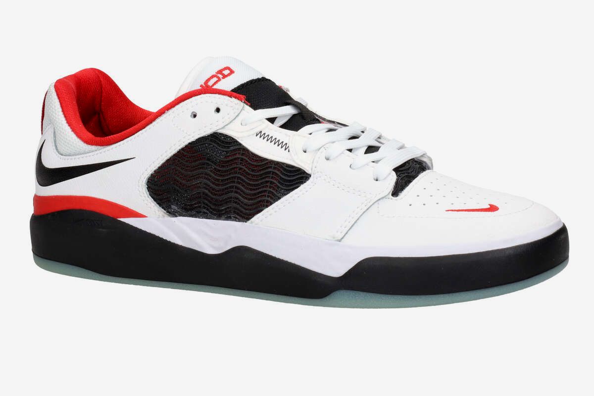 Nike SB Ishod Premium Schuh (white black university red)