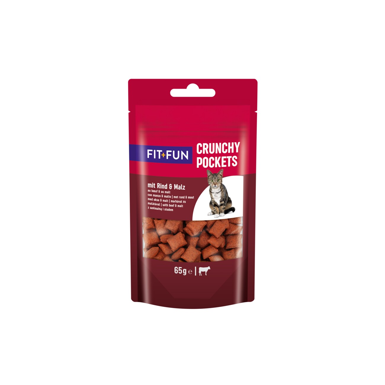 FIT+FUN Crunchy Pockets Rind 7x65 g