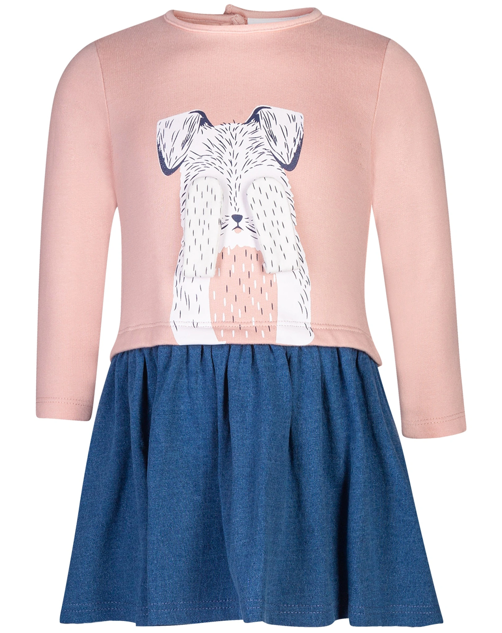 Langarmkleid PEEKABOO in dusty rose