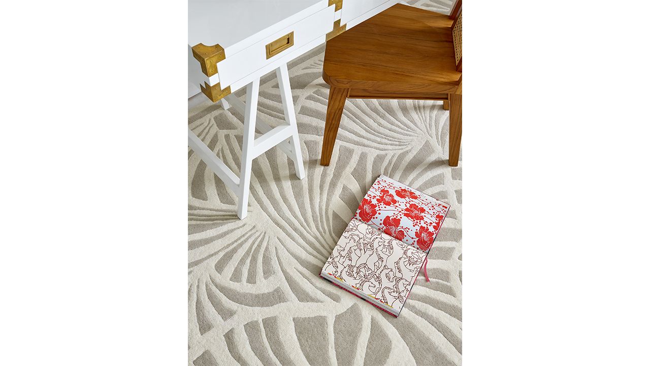 Vloerkleed Ivory 039301 Japanese Fans