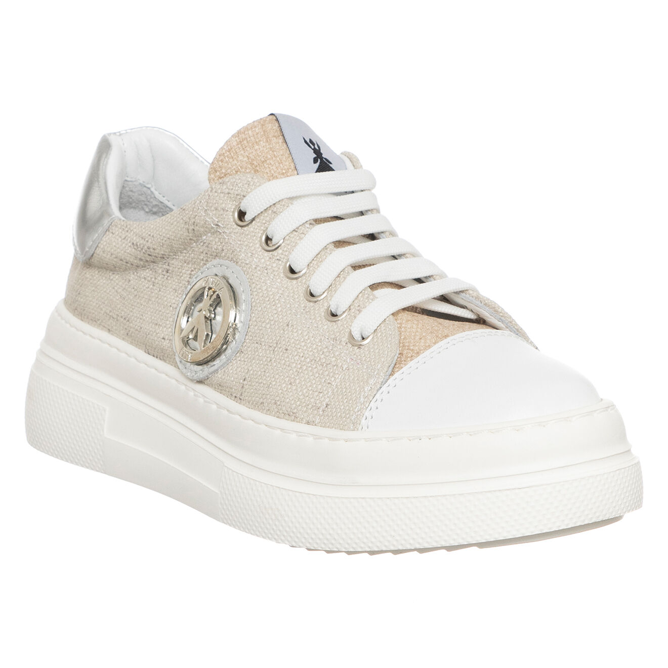 Patrizia Pepe Sneakers Shina beige/argenté