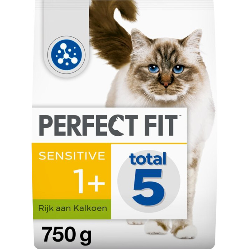 Perfect fit Kattenbrokken sensitive 1+ kalkoen