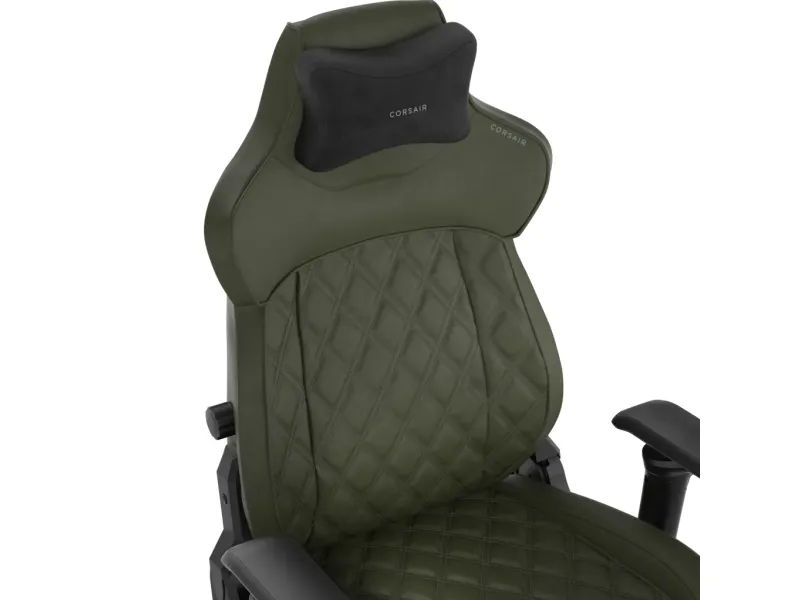 CORSAIR TC500 LUXE - Spillestol - armstøtter - T-formet - vippe - drejeled - tekstil - sherwood