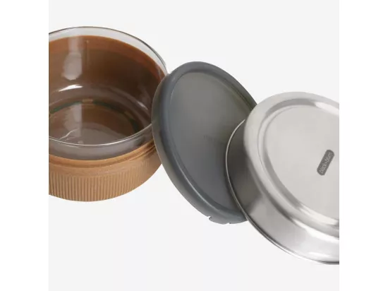 HABITAT - Boîte repas en verre - 750 ml (Lot de 4) - Black+blum