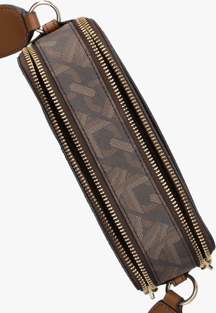 MICHAEL KORS cognac michael kors handtas sm dbl zp camra chn xbody
