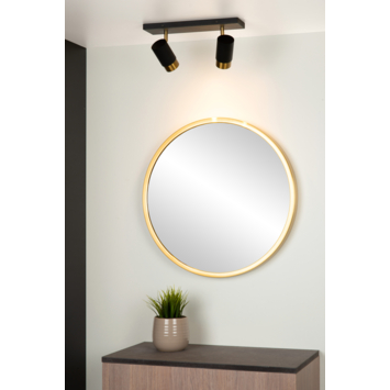 Lucide Floris plafondspot zwart 35 cm